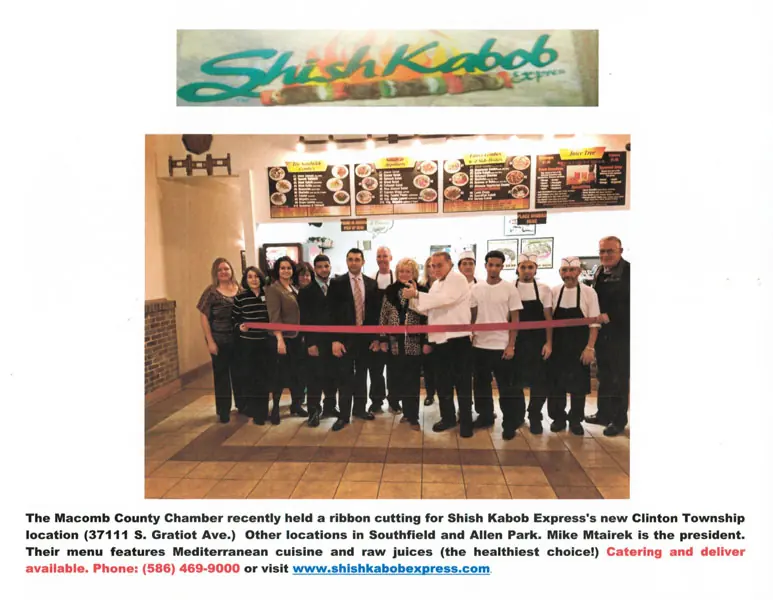 Macomb County Chamber ribbon cutting for the Clinton Township location
